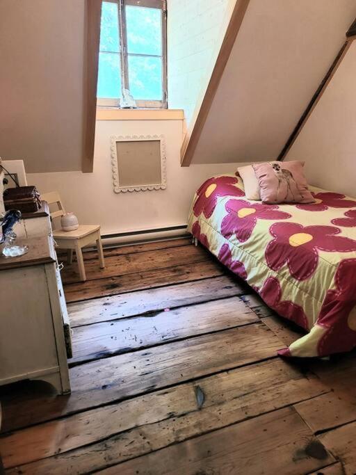 Om Chalet 1 Avec Spa Face Au Fleuve Saint-Jean 外观 照片